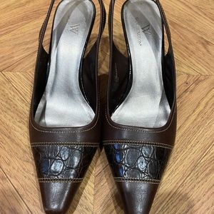 Worthington slingbacks